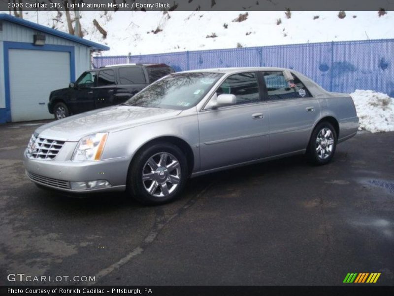 Light Platinum Metallic / Ebony Black 2006 Cadillac DTS