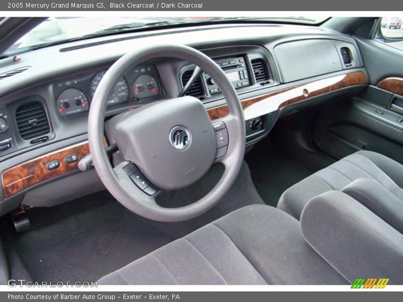 Black Clearcoat / Dark Charcoal 2005 Mercury Grand Marquis GS