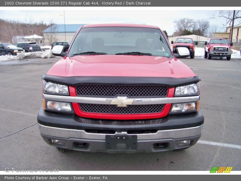 Victory Red / Dark Charcoal 2003 Chevrolet Silverado 1500 Z71 Regular Cab 4x4