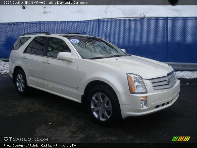 White Diamond / Cashmere 2007 Cadillac SRX 4 V6 AWD