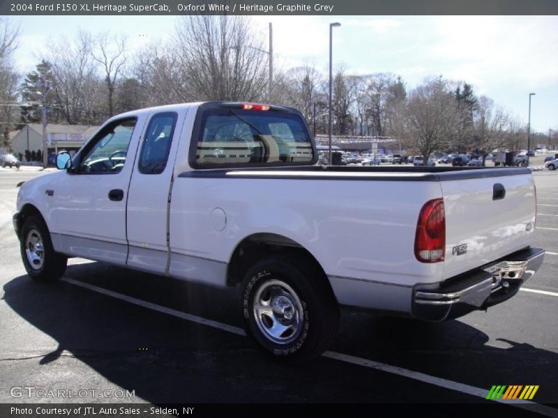 Oxford White / Heritage Graphite Grey 2004 Ford F150 XL Heritage SuperCab