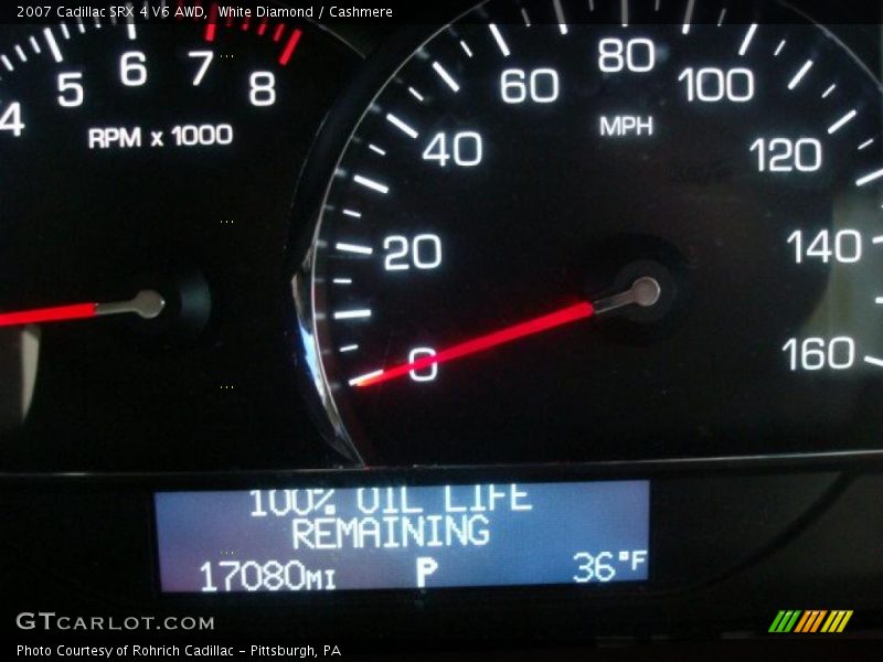 White Diamond / Cashmere 2007 Cadillac SRX 4 V6 AWD