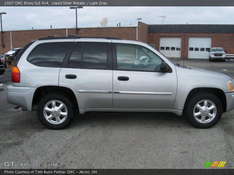 Liquid Silver Metallic / Light Gray 2007 GMC Envoy SLE 4x4