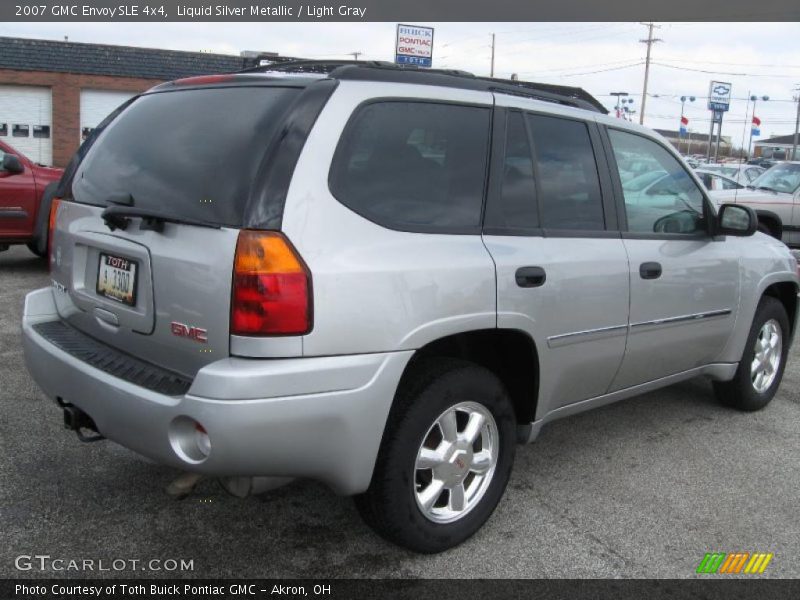 Liquid Silver Metallic / Light Gray 2007 GMC Envoy SLE 4x4