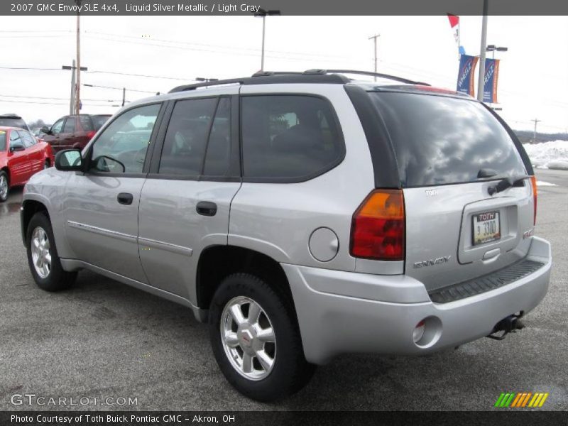 Liquid Silver Metallic / Light Gray 2007 GMC Envoy SLE 4x4