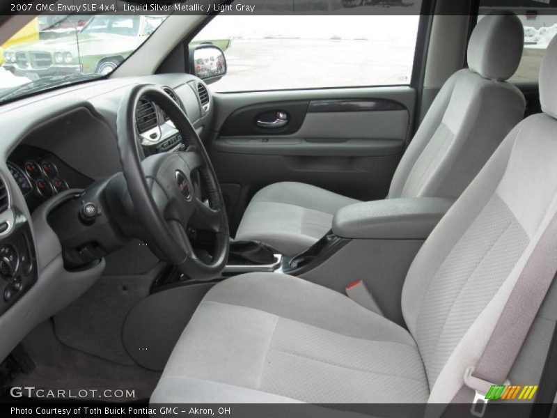 Liquid Silver Metallic / Light Gray 2007 GMC Envoy SLE 4x4