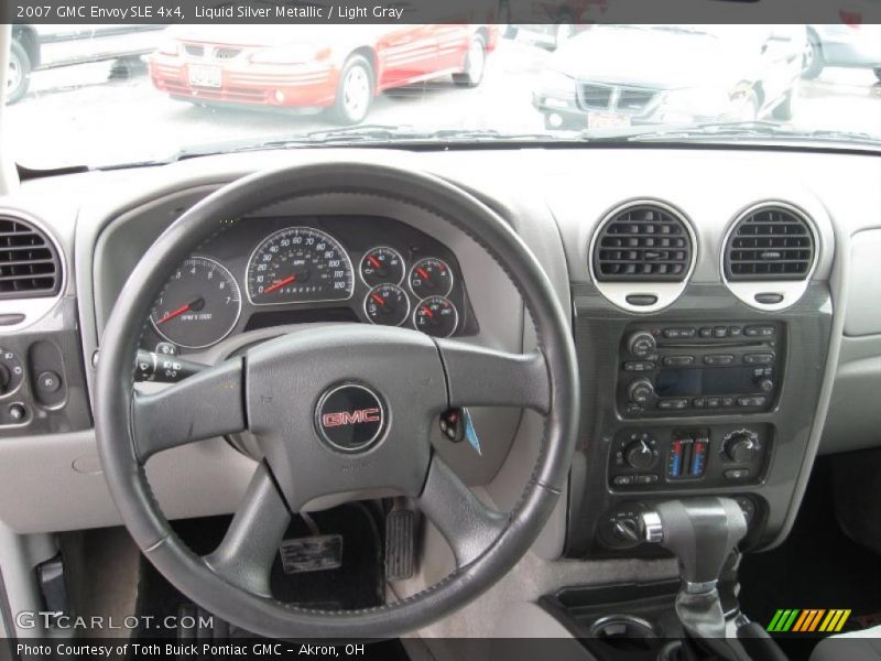 Liquid Silver Metallic / Light Gray 2007 GMC Envoy SLE 4x4