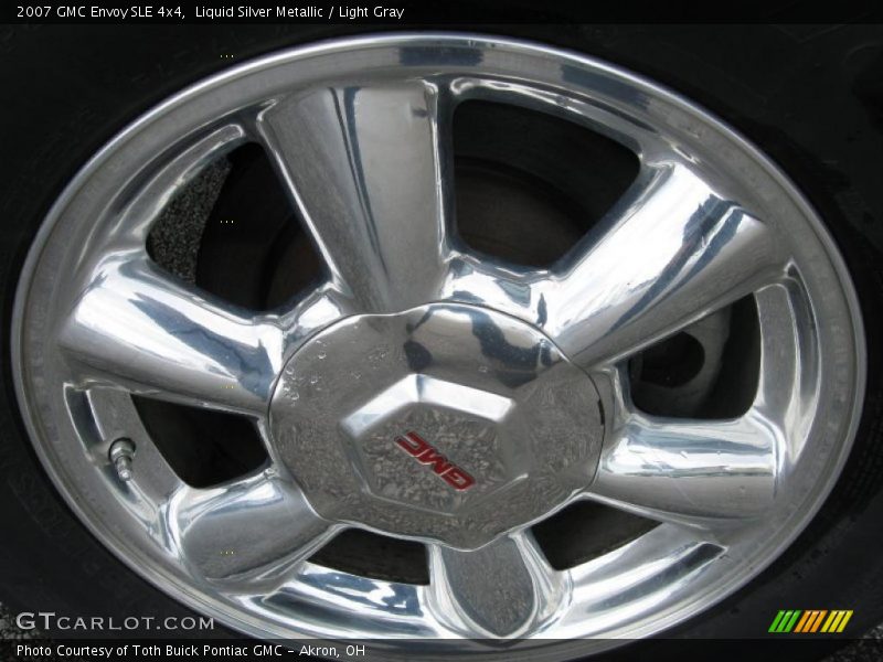 Liquid Silver Metallic / Light Gray 2007 GMC Envoy SLE 4x4