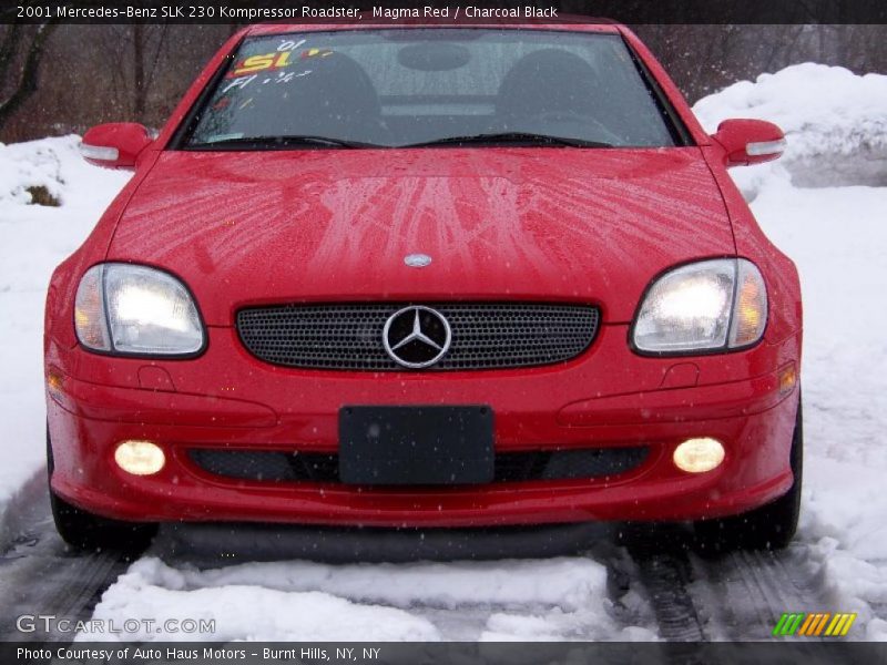 Magma Red / Charcoal Black 2001 Mercedes-Benz SLK 230 Kompressor Roadster