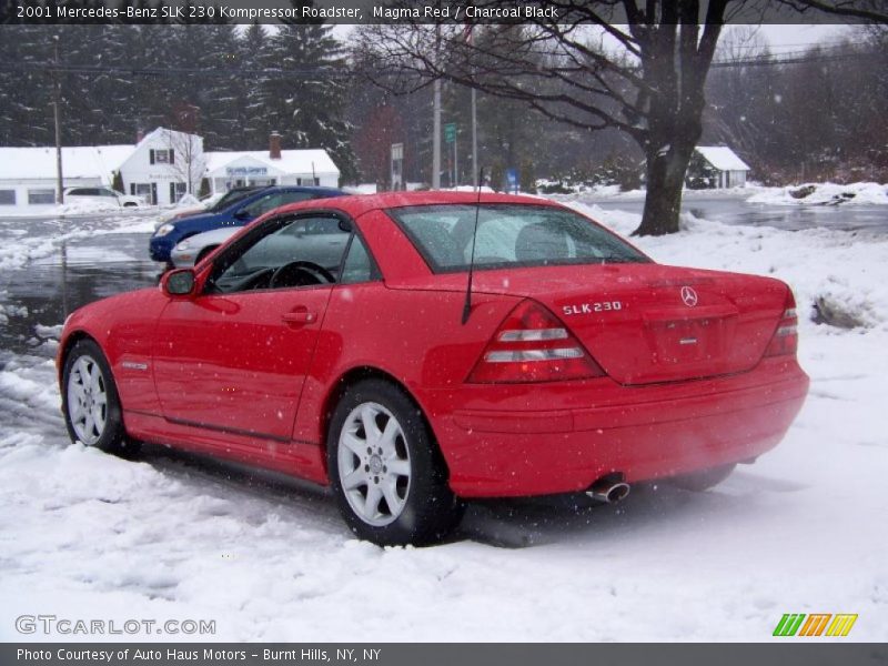 Magma Red / Charcoal Black 2001 Mercedes-Benz SLK 230 Kompressor Roadster