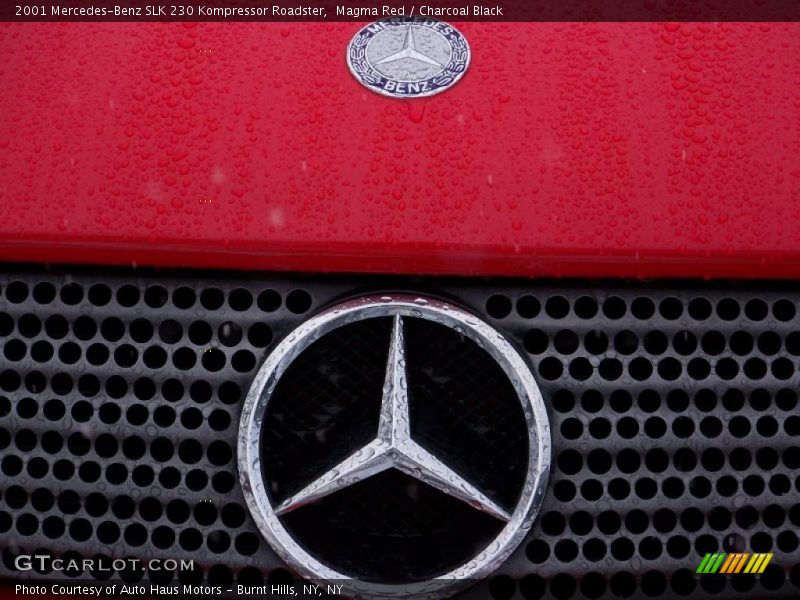 Magma Red / Charcoal Black 2001 Mercedes-Benz SLK 230 Kompressor Roadster
