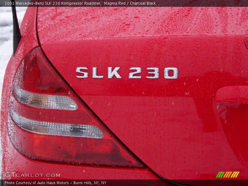 Magma Red / Charcoal Black 2001 Mercedes-Benz SLK 230 Kompressor Roadster