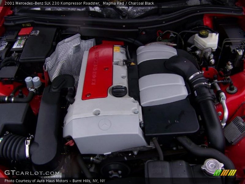 Magma Red / Charcoal Black 2001 Mercedes-Benz SLK 230 Kompressor Roadster