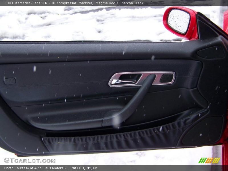 Magma Red / Charcoal Black 2001 Mercedes-Benz SLK 230 Kompressor Roadster