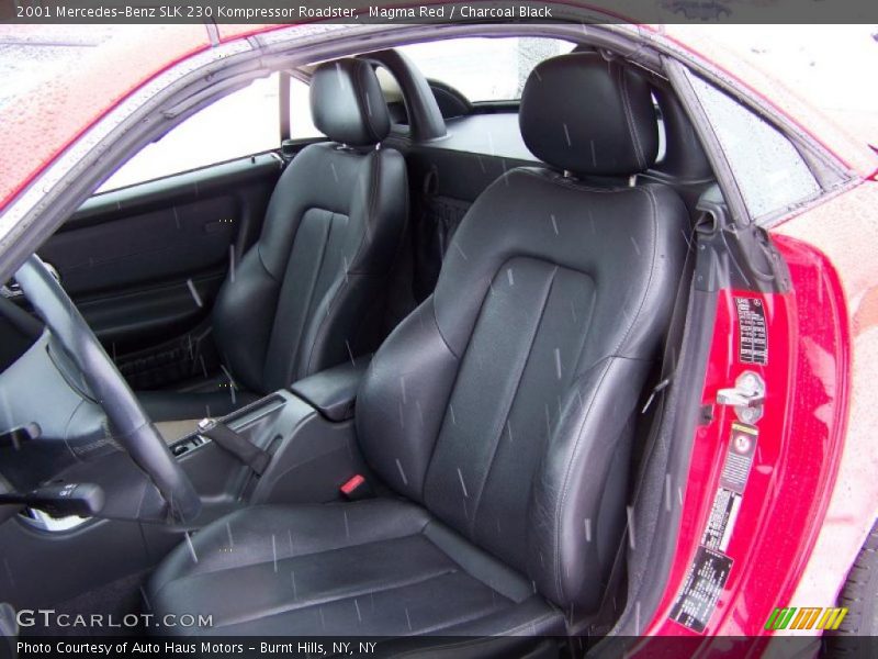 Magma Red / Charcoal Black 2001 Mercedes-Benz SLK 230 Kompressor Roadster