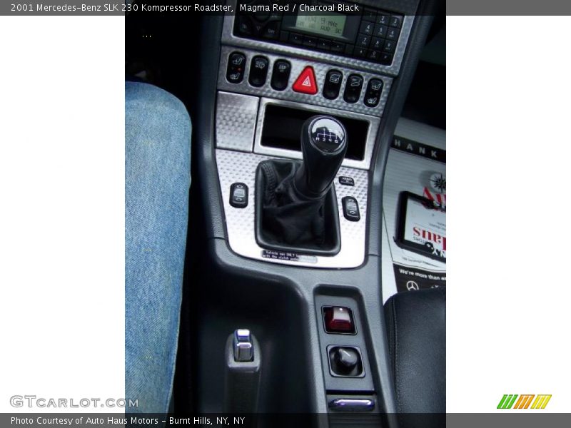 Magma Red / Charcoal Black 2001 Mercedes-Benz SLK 230 Kompressor Roadster