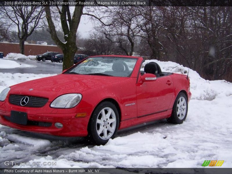 Magma Red / Charcoal Black 2001 Mercedes-Benz SLK 230 Kompressor Roadster