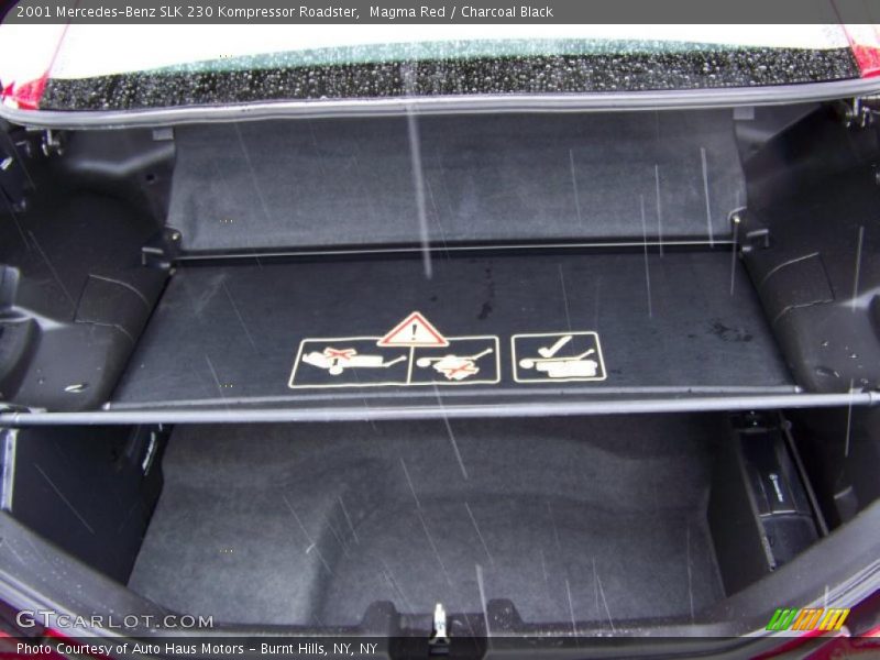 Magma Red / Charcoal Black 2001 Mercedes-Benz SLK 230 Kompressor Roadster