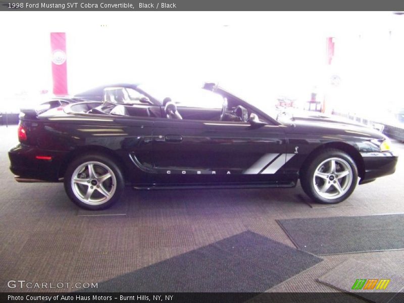 Black / Black 1998 Ford Mustang SVT Cobra Convertible