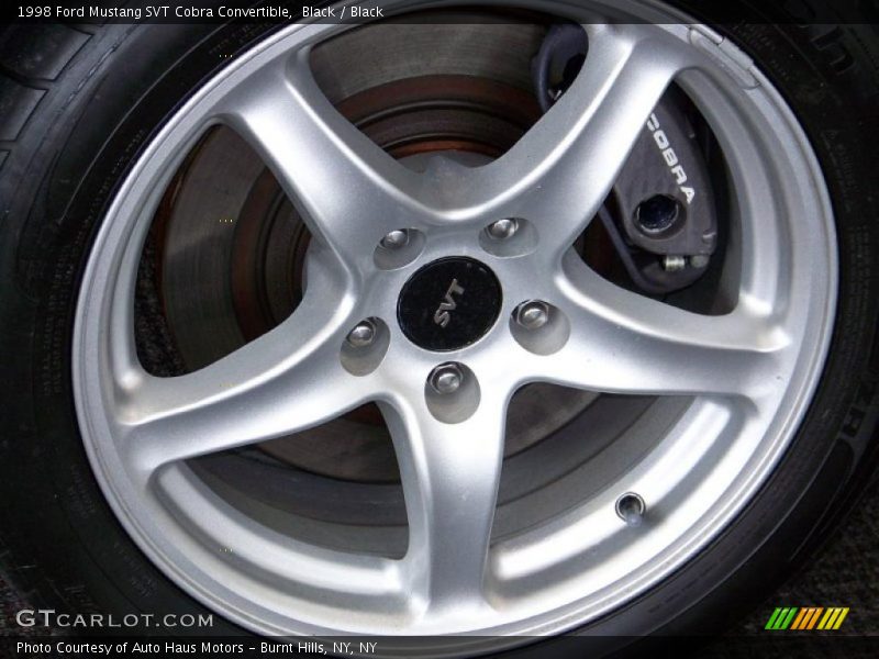 Black / Black 1998 Ford Mustang SVT Cobra Convertible