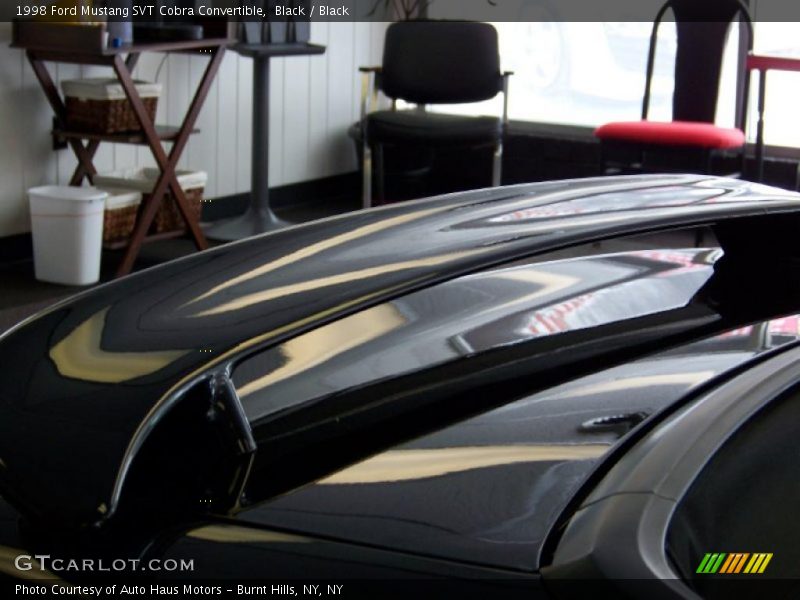 Black / Black 1998 Ford Mustang SVT Cobra Convertible