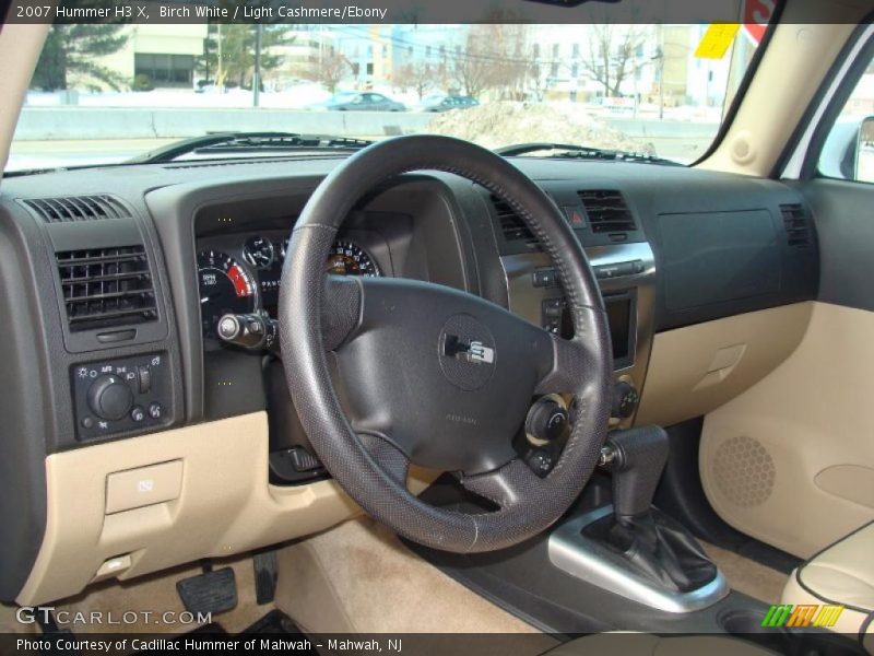 Birch White / Light Cashmere/Ebony 2007 Hummer H3 X