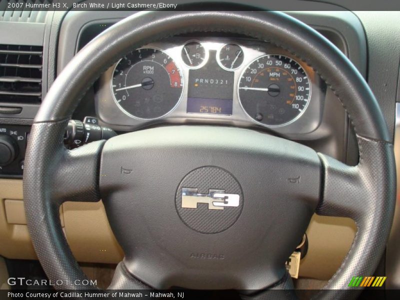 Birch White / Light Cashmere/Ebony 2007 Hummer H3 X