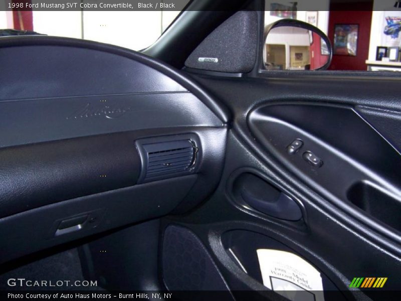 Black / Black 1998 Ford Mustang SVT Cobra Convertible