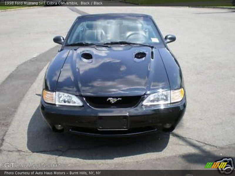 Black / Black 1998 Ford Mustang SVT Cobra Convertible