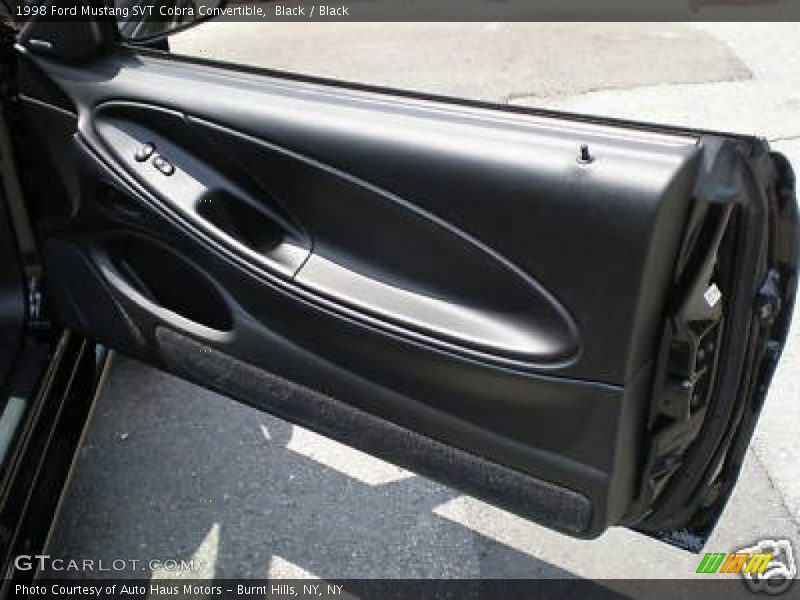 Black / Black 1998 Ford Mustang SVT Cobra Convertible