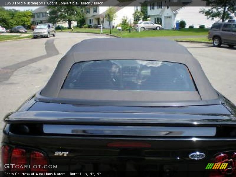 Black / Black 1998 Ford Mustang SVT Cobra Convertible