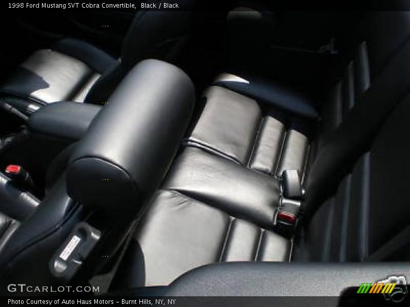 Black / Black 1998 Ford Mustang SVT Cobra Convertible