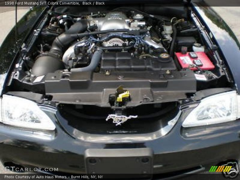 Black / Black 1998 Ford Mustang SVT Cobra Convertible