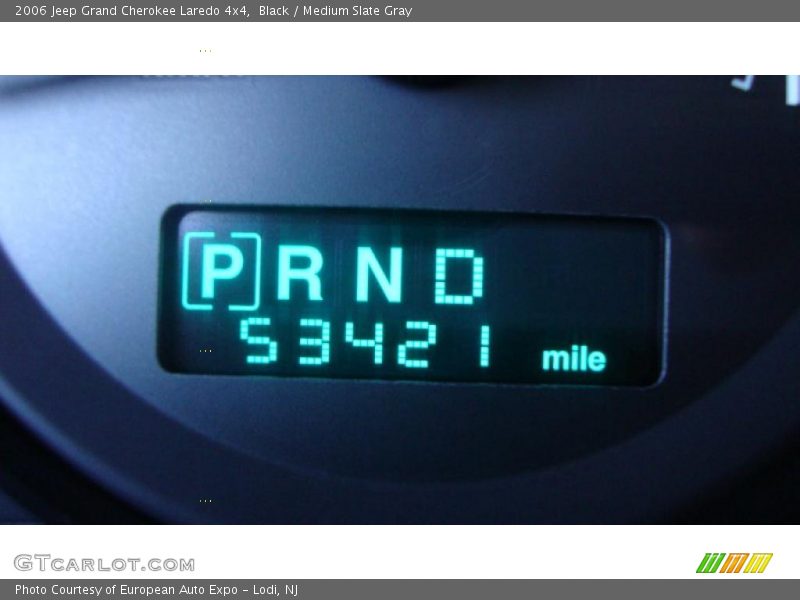 Black / Medium Slate Gray 2006 Jeep Grand Cherokee Laredo 4x4