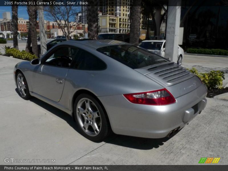 Silver / Black 2005 Porsche 911 Carrera S Coupe