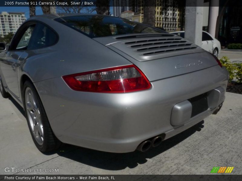 Silver / Black 2005 Porsche 911 Carrera S Coupe