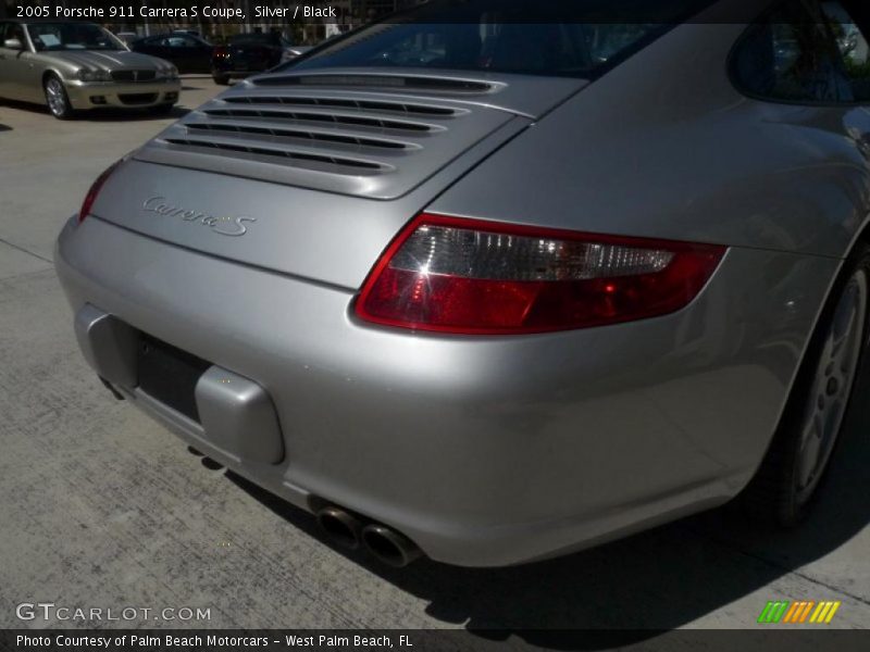 Silver / Black 2005 Porsche 911 Carrera S Coupe