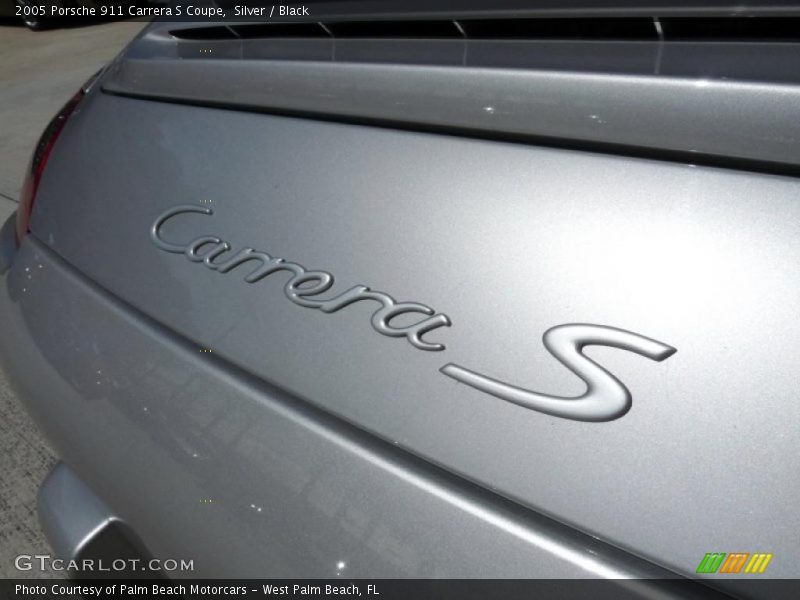 Silver / Black 2005 Porsche 911 Carrera S Coupe