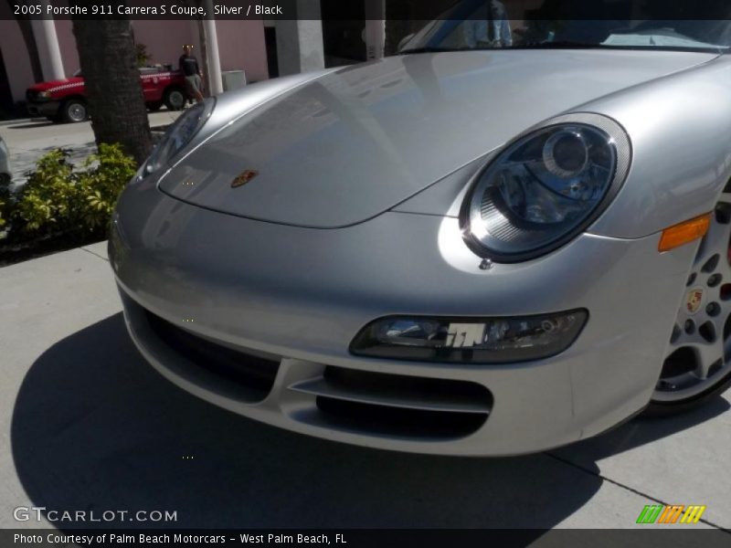 Silver / Black 2005 Porsche 911 Carrera S Coupe