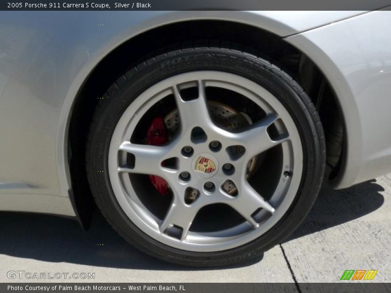 Silver / Black 2005 Porsche 911 Carrera S Coupe