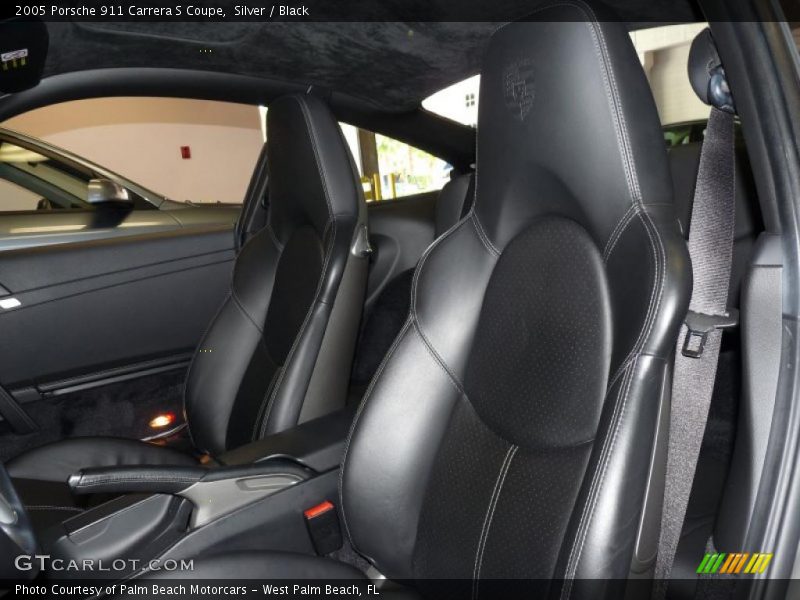 Silver / Black 2005 Porsche 911 Carrera S Coupe