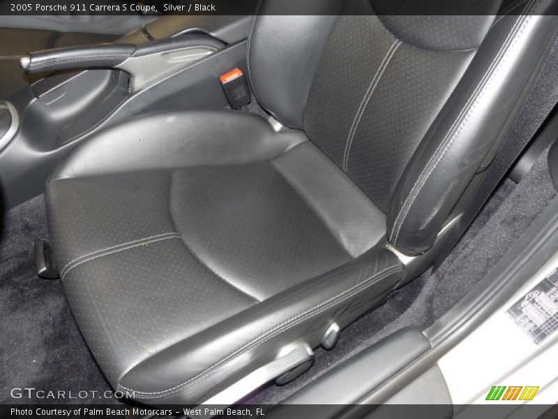 Silver / Black 2005 Porsche 911 Carrera S Coupe