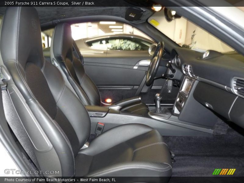 Silver / Black 2005 Porsche 911 Carrera S Coupe