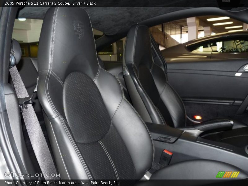 Silver / Black 2005 Porsche 911 Carrera S Coupe