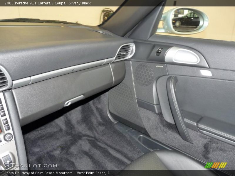 Silver / Black 2005 Porsche 911 Carrera S Coupe