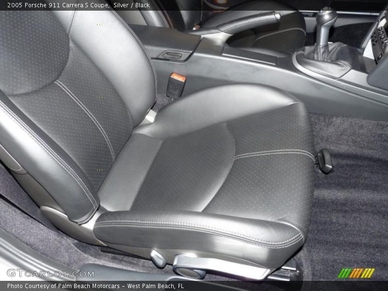Silver / Black 2005 Porsche 911 Carrera S Coupe
