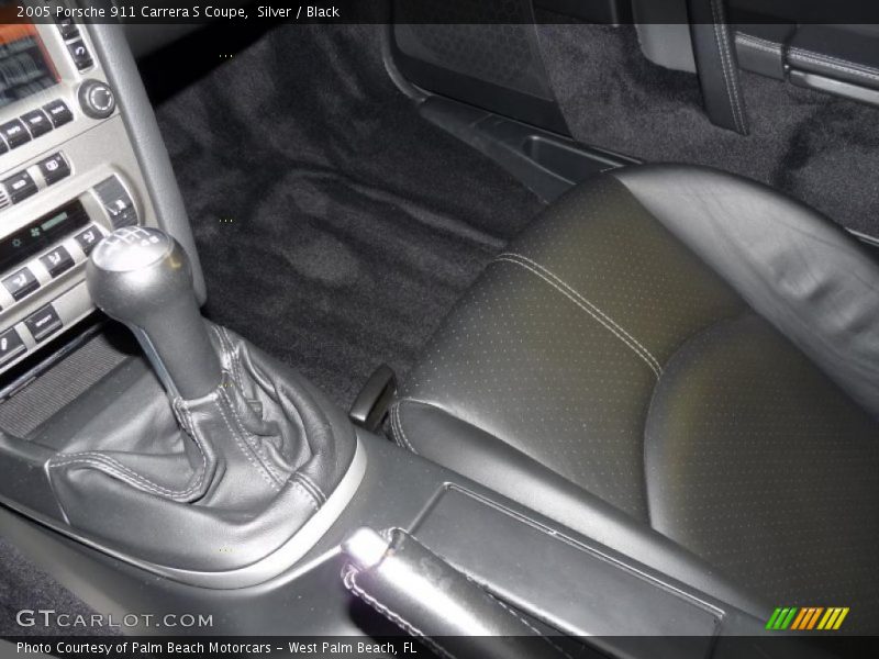 Silver / Black 2005 Porsche 911 Carrera S Coupe