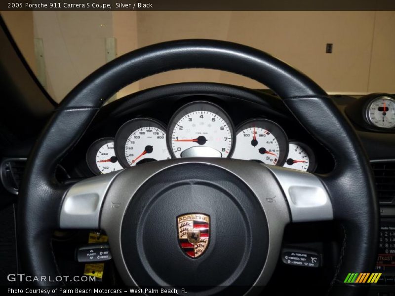 Silver / Black 2005 Porsche 911 Carrera S Coupe