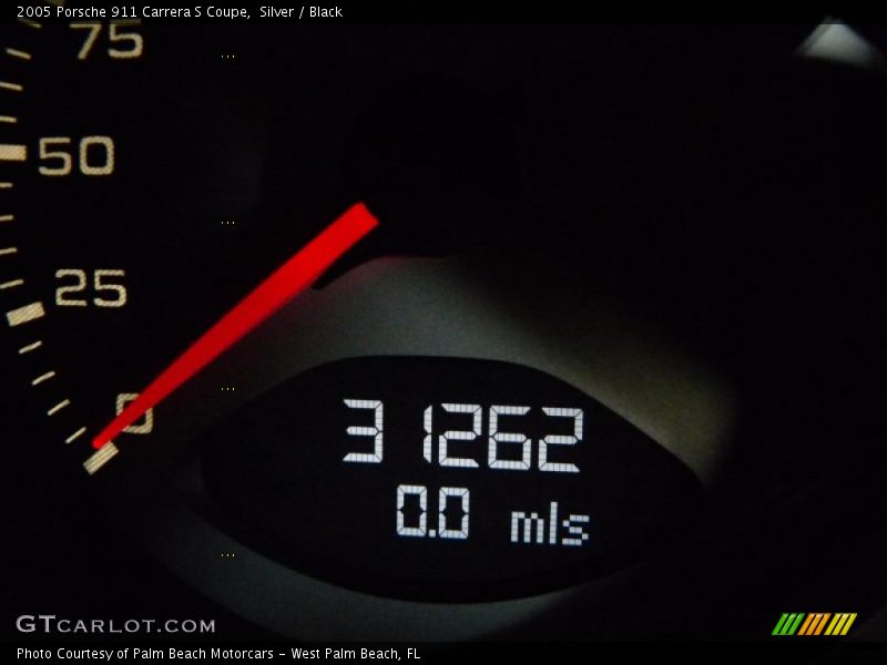 Silver / Black 2005 Porsche 911 Carrera S Coupe