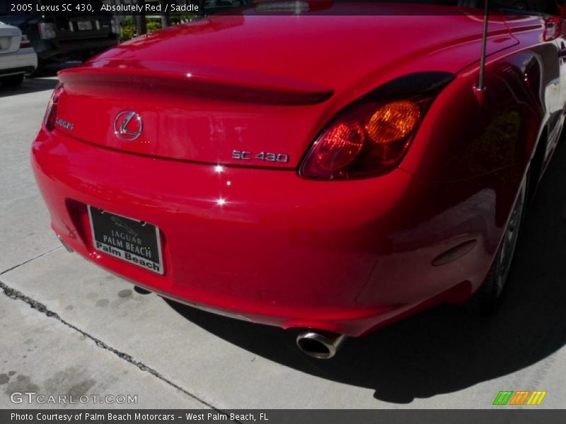 Absolutely Red / Saddle 2005 Lexus SC 430